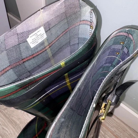 Polo Ralph Lauren Plaid Rainboots - Picture 3 of 3